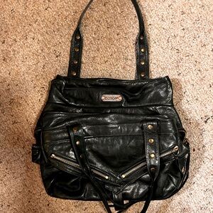 Dark green shoulder bag